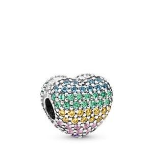 pandora open my heart pave clip, multi